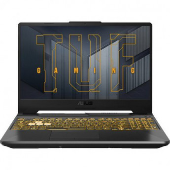 Ноутбук Asus TUF Gaming F15 FX506HC-HN011 Core i5 11400H 8Gb SSD512Gb NVIDIA GeForce RTX 3050 15.6 IPS FHD 1920x1080 noOS black WiFi BT Cam, 90NR0724-M01890